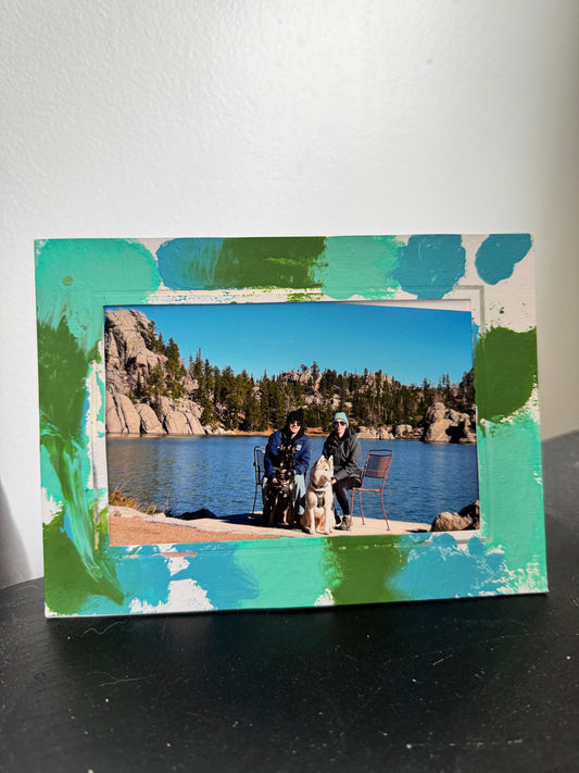 Add on: Picture Frame Peanut Butter Painting